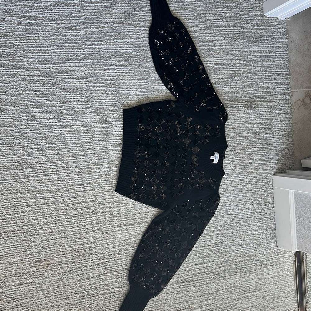 &other stories sequinse sweater